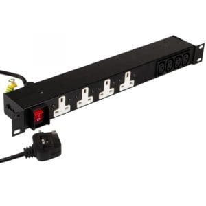 DME Prolink - Intelligent Horizontal Mount Type PDU, 4way with 4 Switch 1U, 13amp
