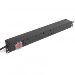 DME Prolink - Intelligent Horizontal Mount UK Type PDU 4way with 4 Switch 1U, 19 inch