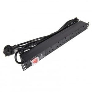 DME Prolink - Intelligent Vertical Mount UK Type PDU, 6way with 6 Switch 1U