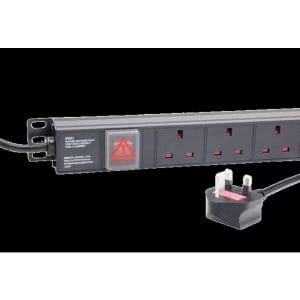DME Prolink - PDU UK Sockets 10 Way with Power Distribution Unit Vertical Mount Type