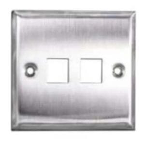 DME Prolink - Stainless Steel Snap-In Face Plate