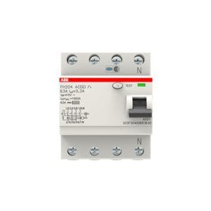 ABB - ELCB 63A 4P 300MA FH204 63A/0.30