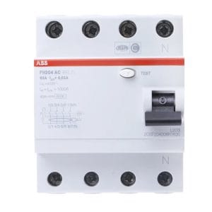 ABB - ELCB 63A 4P 30MA FH204 63A/0.03