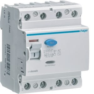 Hager - ELCB Onekonekt 100A 4P 300MA CF4859