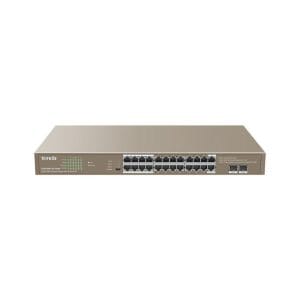 Tenda - Ethernet Switch with 24-Port PoE - TEG1126P-24-410W