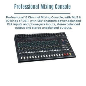 CMX - 16 Channel Professional Mixing Console - MCX16U