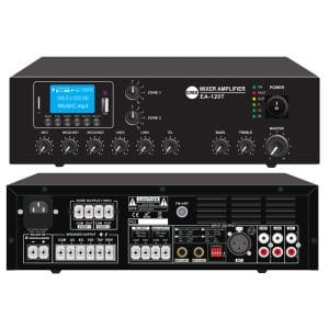 CMX - 2 Zone Mixer Amp with USB/SD/FM/Bluetooth, 60W - EA-60T