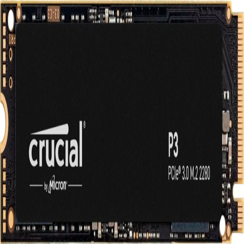 Crucial P3 2TB PCIe 3.0 3D NAND NVMe M.2 SSD, up to 3500MB/s - CT2000P3SSD8  