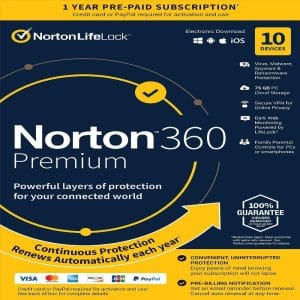 Norton - 360 Premium 2023, Antivirus Software