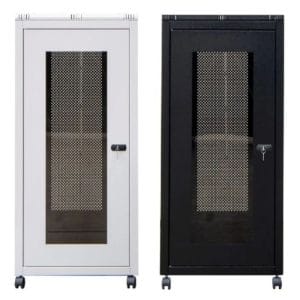 Avalon - 18U Single Perforated Door for Floor Standing Racks, 600mm - AN600MM18U-SP