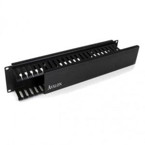 Avalon - 1U Horizontal Cable Manager with Cover, 19inch - ANHCM-C