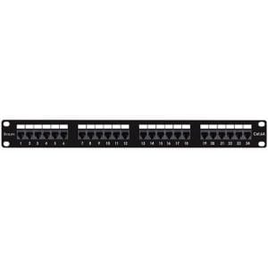 Avalon - Cat 6 1U Shielded Patch Panel 24 Port, 19inch - ANC6SPP-24