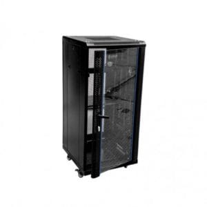 Avalon - Floor Standing Rack with Perforated Back Door 15U, 600 x 1000 - ANFS15U600X1000