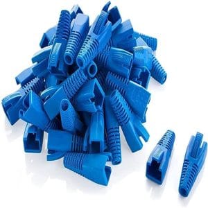 Avalon - RJ45 Cat.6A Lug Covers Boots, Blue - ANCBBLA