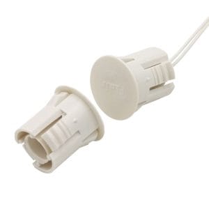 Felix - Metal Door Contact Sensor 25-30mm, White - F-P01W