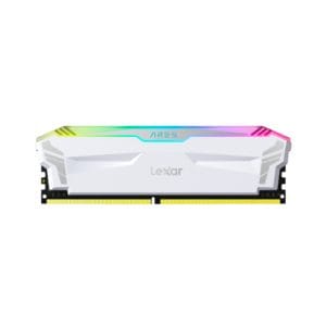 Lexar - Ares RGB DDR4 3866Mbps 2x8GB CL18 1.2V/1.4V Memory with Heatsink and RGB Lighting, White
