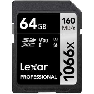 Lexar - Professional 1066x SDXC UHS-I Card Silver Series, 64GB