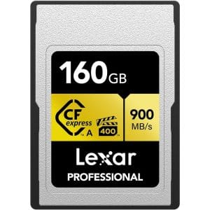 Lexar - Professional 160GB CFexpress Type A Gold Series Memory Card