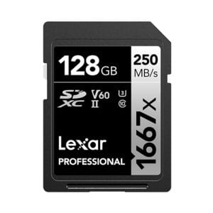 Lexar - Professional 1667x SDXC UHS-II Cards, 128GB