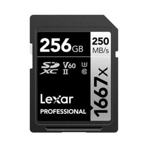 Lexar - Professional 1667x SDXC UHS-II Cards, 256GB