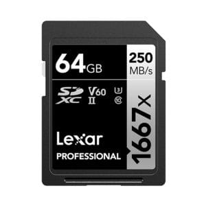 Lexar - Professional 1667x SDXC UHS-II Cards, 64GB