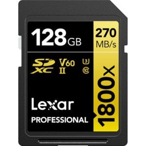 Lexar - Professional 1800x SDXC UHS-II Memory Card, 128GB