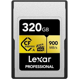 Lexar - Professional 320GB CFexpress Type A Card Gold Series Memory Card