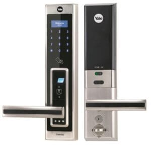 Yale - YDME 90 Digital Door Lock, Left Handed, Satin Nickel