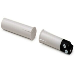 3/8" Recessed Magnetic Contact W/Term, White