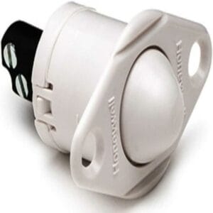 Roller Plunger Switch In White, With Terminals. For Ammo Box, Order Qty 50.