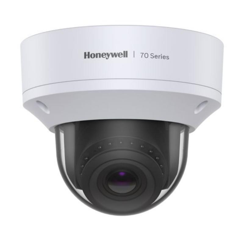 Fisheye de Esquina IP 5 MP / Lente 2.3 mm / 6 m IR Invisible / IA avanzada / Detección Facial/Merodeo/Intrusión / NDAA / ONVIF / H.265 / IP66 / NEMA 4X / PoE / Alarmas I/O Micrófono y Bocina Integrado / Serie 60 / Honeywell Security HC70WC5R3 - Código: HC70WC5R3 | Compra en Guadalajara