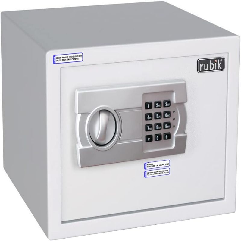 Rubik A4 Document Size Locker Safe Box Deposit with Key and Keypad Keyless Entry RB25