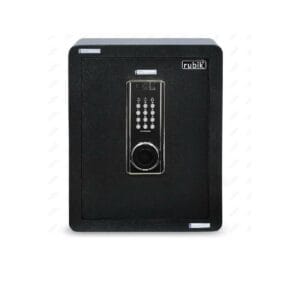 Rubik - Safe Box Digital Keypad and Key Lock, Black/Sliver - RB-X45