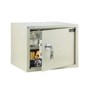 Rubik - Safe Box Large with Key Lock, OFF White - RB30KCN