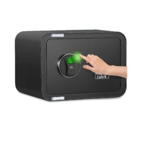 Rubik - Safe Box with Biometric Fingerprint Black - RB25QC9