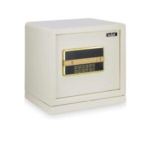 Rubik - Safe Box with Dual Security Digital Keypad and Key Lock, OFF White - RB30AS