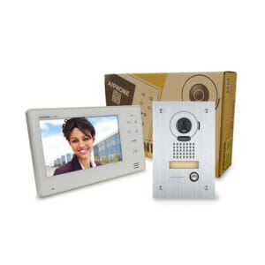 Aiphone - JOS-1F Entry Security Intercom Box Set with Vandal Resistant, Flush-Mount Door Station - Thailand