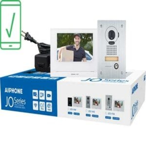 Aiphone - JOS-1FW Mobile-Ready Box Set with Flush-Mount Door Station - Thailand