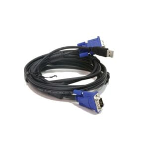 D-Link - 1.8 Meter KVM set with Monitor & USB Cables - DKVM-CU/B1A