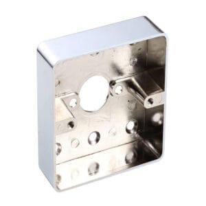 Elock - Zinc Alloy Mounted Mortise Back Box, 86mm x 86mm - EL-MBB811