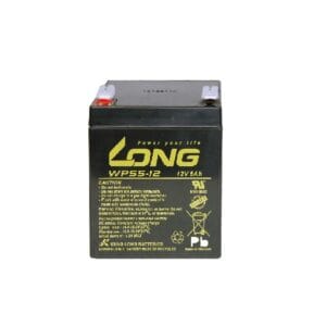 Long WPS5-12, 5Ah-12V Rechargeable Sealed Lead Acid Battery (MOQ of 2 Pcs)