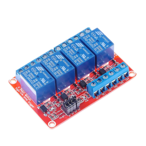 4 Channel Relay Interface Board Opto-Couple for ARM AVR DSP Arduino, 24VDC - SRRM0148