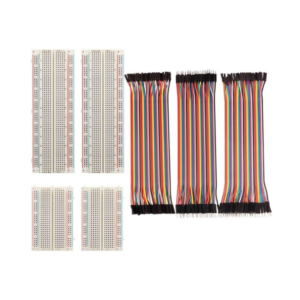 4pcs Breadboard Kit with 120pcs Jumper Wires for Experiment Shield Circboard Prototyping - TPPB0063