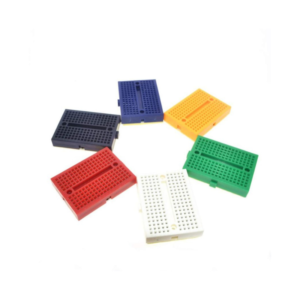6pcs Mini Solderless Breadboard Kit with 170 Tie Points SYB-170 Solderless Prototype Kit and Adhesive Back for DIY Projects - TPPB0050