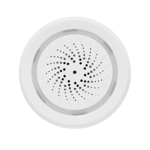 Ametoys - Wifi Smart Alarm Siren Sensor Home Security System with Tuya Smart Life APP for Alexa Google Home Voice Control - STAB0010