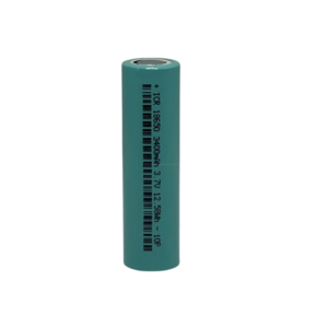 B E - 18650 3400mAh 3.7V Li-ion Rechargeable Battery, Green - BCBX0505
