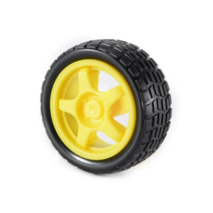 B E - 1Pc Tire Wheel for Dc 3V-6V Arduino Smart Car Robot Replacement Wheel - DEAR0036