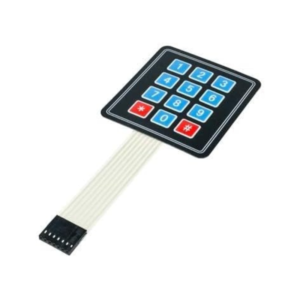 B E - 4 x 4 Matrix Keypad Membrane Switch 8 Pins Connector SCM Outside ENlarge Keypad for Arduino - DESD0005