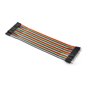 B E - Female to Female Jumper Wires Multicolor Ribbon Cables 20cm, 40pcs - CWJW0004