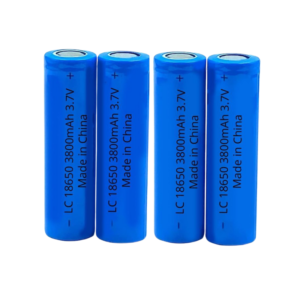 B E - High Capacity 18650 Li-ion Rechargeable Batteries for LED Flashlights 3800MAH 3.7V, 4pcs - BCBX0533